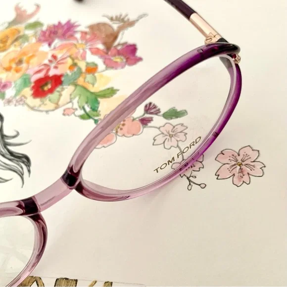 NEW Tom Ford Prescription Frames TF5212 purple - Picture 7 of 11
